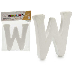 LETTRE W POLYSTYRENE 13,5X15CM