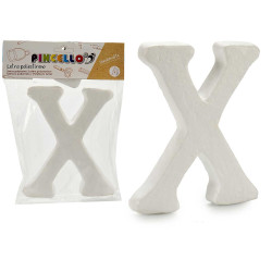 LETTRE X POLYSTYRENE 13,5X15CM