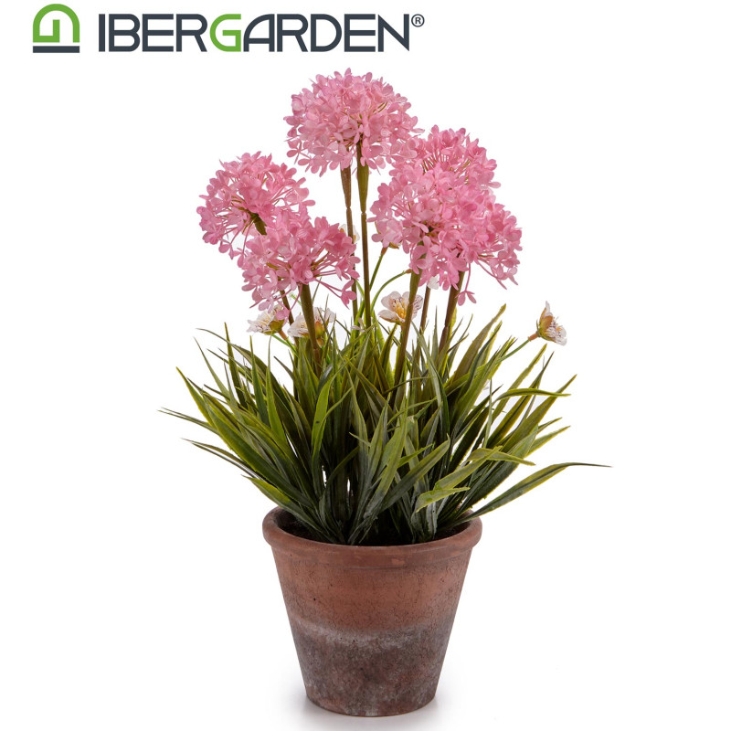 FLOR ARTIFICIAL CAULES VASO CIMENTO SORT