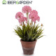 FLEUR ARTIFI TIGES POT DE FLEURS CIMENT