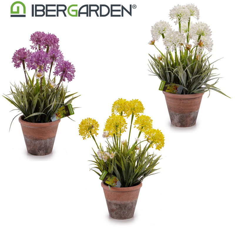 FLOR ARTIFICIAL CAULES VASO CIMENTO SORT