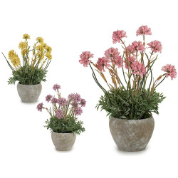 FLOR ARTIFICIAL CAULES VASO CIMENTO SORT