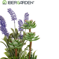 PLANTE ARTIFI LAVANDE POT DE FLEURS CIME