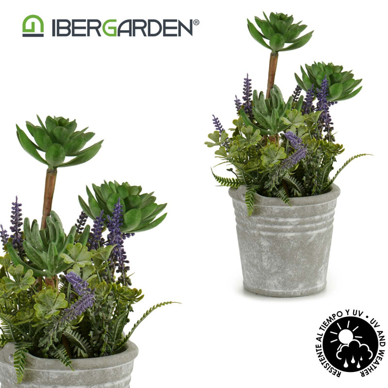 PLANTE ARTIFI FLEURS POT DE FLEURS CIMEN