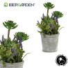 PLANTE ARTIFI FLEURS POT DE FLEURS CIMEN