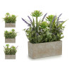 ARTIF GARDEN RECTANG CONCRETE FLOWERP S4