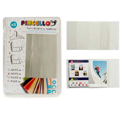 SET 5 FORRO DE LIBROS AUTOADHESI 29X53CM