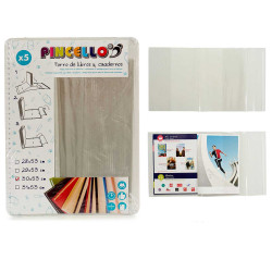 SET 5 FORRO DE LIBROS AUTOADHESI 30X53CM