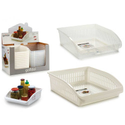ORGANIZZATORE CUCINA PLASTICA BIANCO