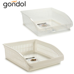 ORGANIZZATORE CUCINA PLASTICA BIANCO