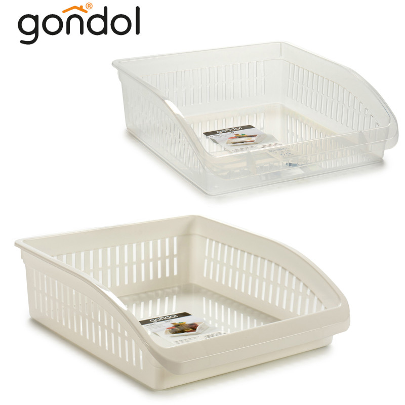 ORGANIZZATORE CUCINA PLASTICA BIANCO