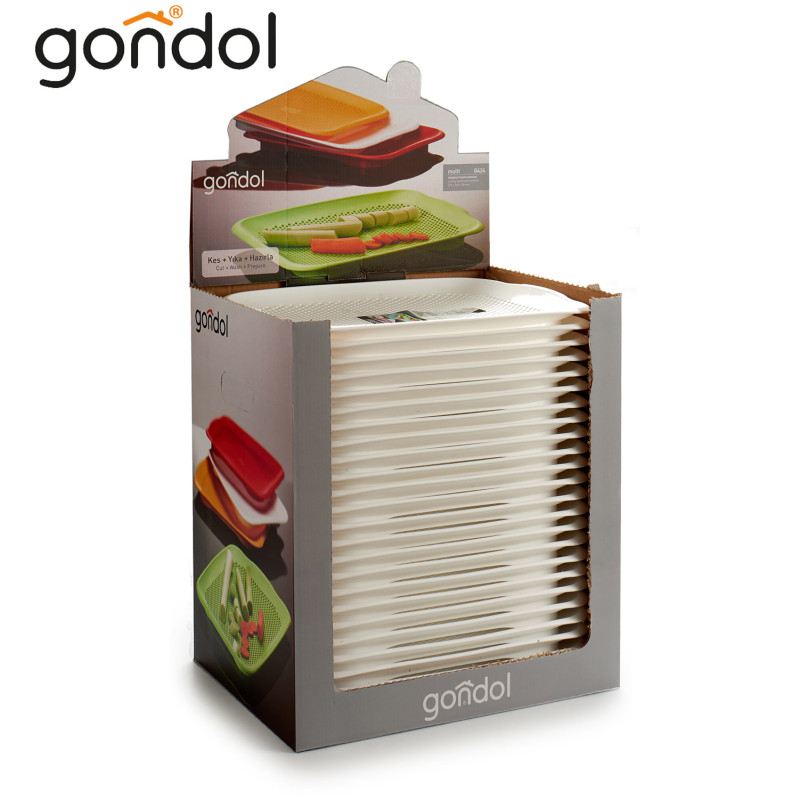 BANDEJA COM ESCORREDOR PLASTICO BRANCO