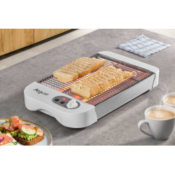 FLAT TOASTER WHITE 600W