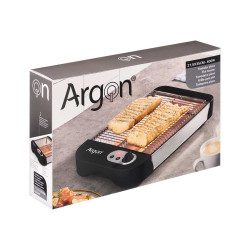 GRILLE-PAIN PLAT NOIR 600W