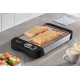 FLAT TOASTER BLACK 600W