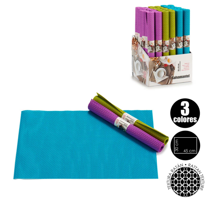 NATTE 30X45 ROTIN ASSORT 3 COUL VIVES