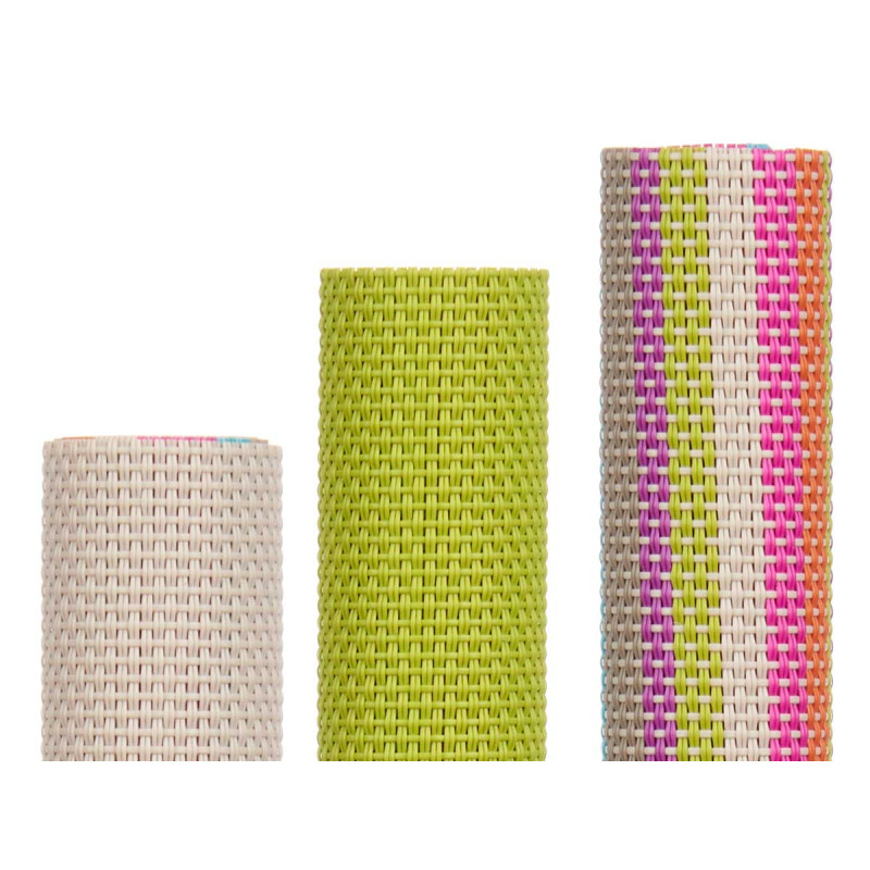 MAT 30X45 VARIOUS COL STRIPES MIX 3 COLO
