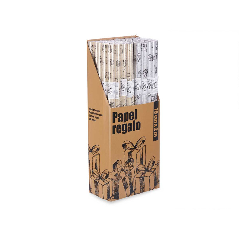 ROLO PAPEL PRESENTE 70X200 PRENDAS SORT
