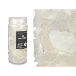 POT 600GR QUARTZ BLANC