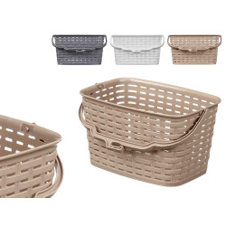 CESTA PARA PINZAS PLASTICO SURT 3 COL