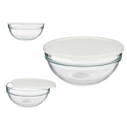 RECIPIENTE REDONDO CHEFS COM TAMPA BRANCA 1135ML