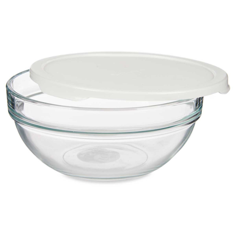 CAISSE D CUISINE ROND CHEF AVEC COUVERC BLA 1135ML