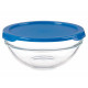 RECIPIENTE REDONDO CHEFS COM TAMPA AZUL 595ML