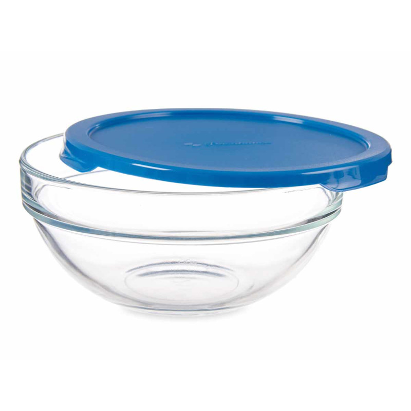 CAISSE D CUISIN ROND CHEF AVEC COUVERCL BLEU 595ML