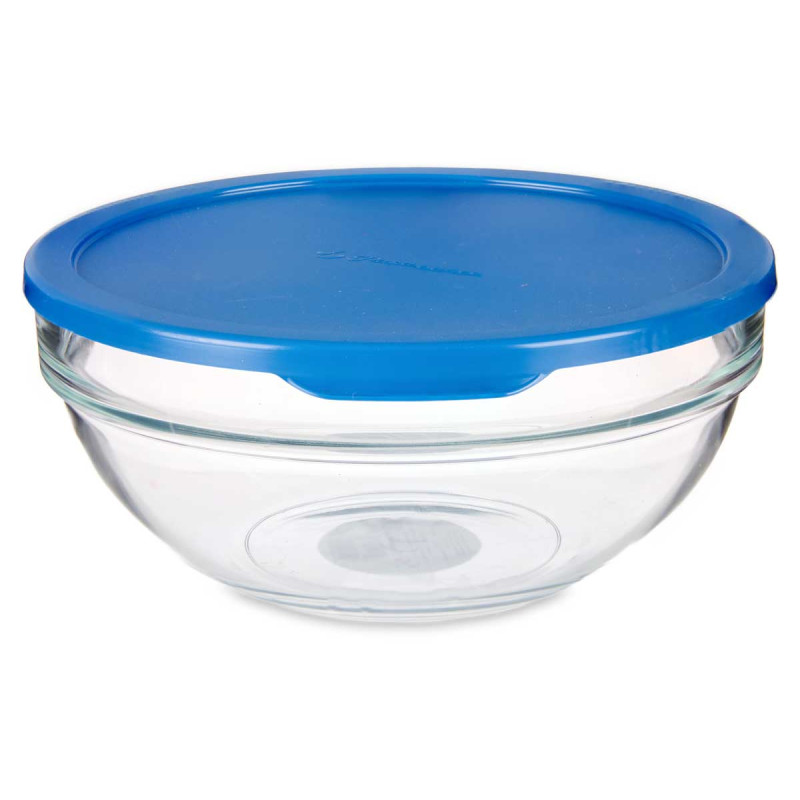 RECIPIENTE REDONDO CHEFS COM TAMPA AZUL 1135ML