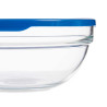 RECIPIENTE REDONDO CHEFS COM TAMPA AZUL 1135ML