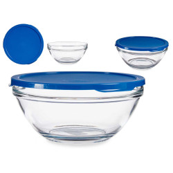 CAIXA REDONDA CHEFS COM TAMPA AZUL 2500ML 