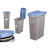 BIN WITH BAG HOLDER 25L BLUE