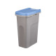 BIN WITH BAG HOLDER 25L BLUE
