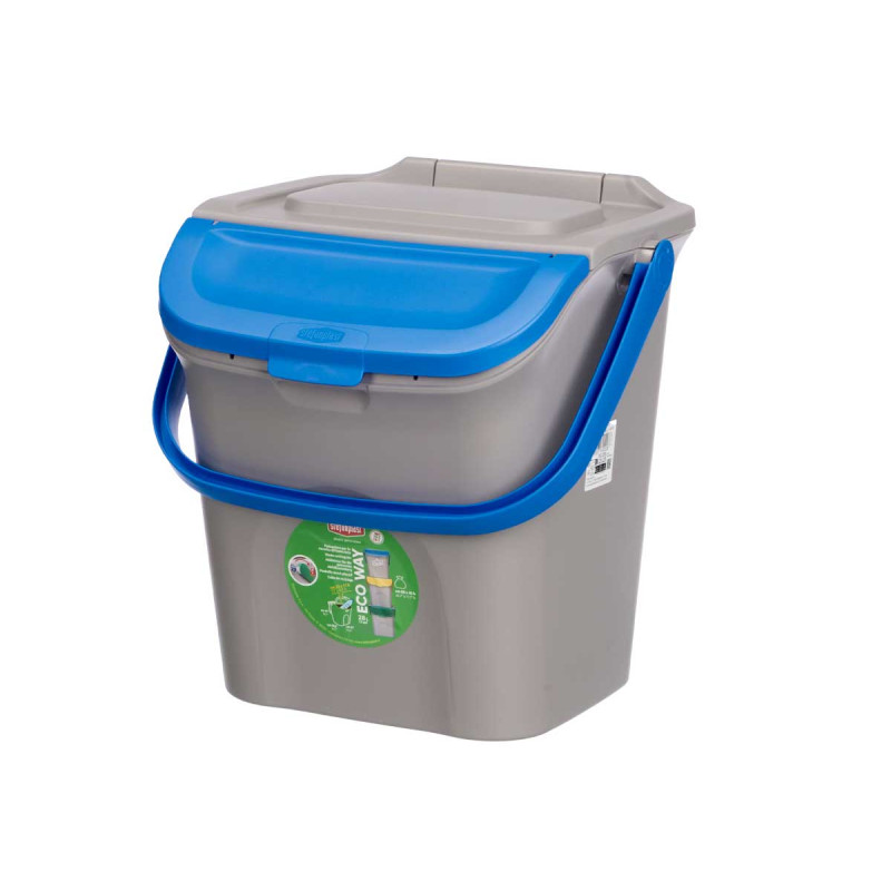 28L STACKABLE ECOWAY BLUE TRASH BIN