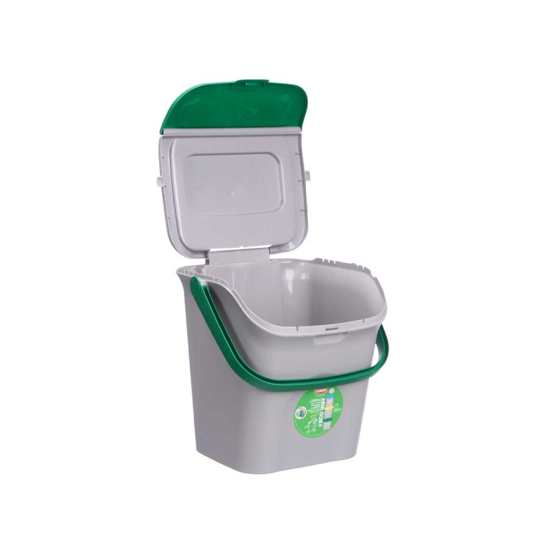 28L STACKABLE ECOWAY GREEN TRASH BIN
