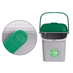28L STACKABLE ECOWAY GREEN TRASH BIN