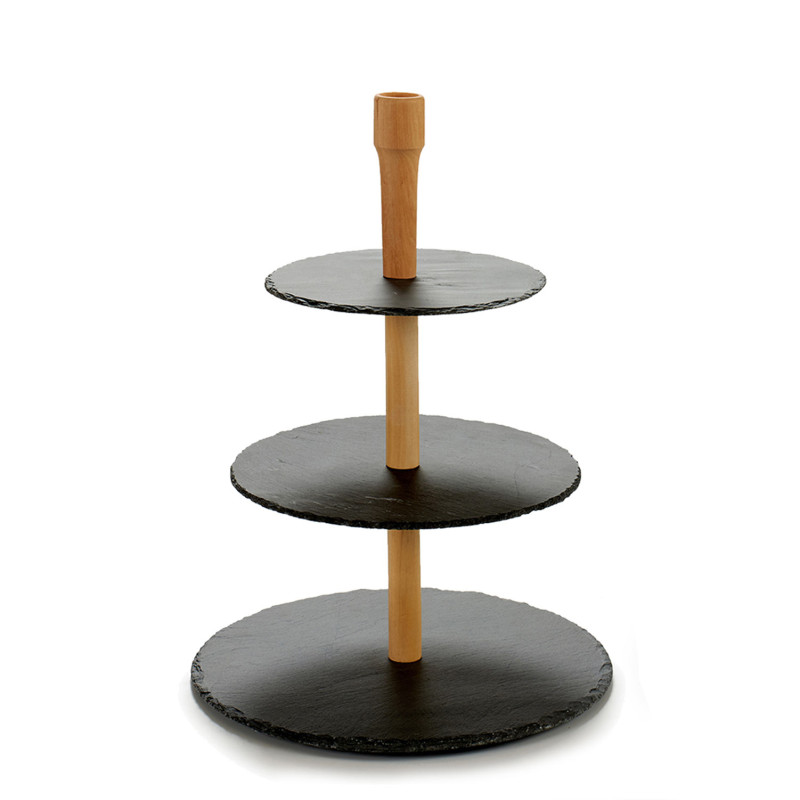 ETAGERE TABLEAU 3 ETAGES ROND