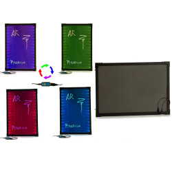 PIZARRA LUMINOSA LED NEGRA COLGAR 40X60