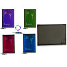 TABLEAU LUMINEUX LED NOIR SUSPENDRE 40X6