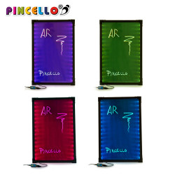 TABLEAU LUMINEUX LED NOIR SUSPENDRE 40X6