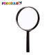GLASS MAGNIFIER WITH HANDLE DIAM 6CM