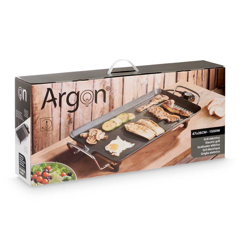 PLANCHA ELECTRICA 47X26CM 1500W
