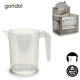 CARAFFA DOSATORE PLASTICA TRASPAR 1,3 LT