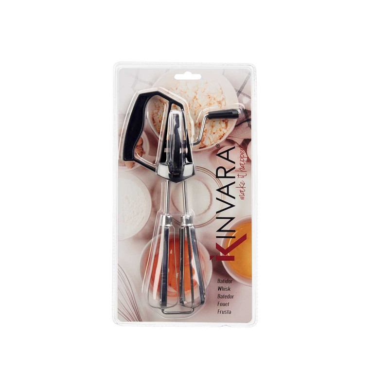 WHISK TWO RODS BLACK HANDLE