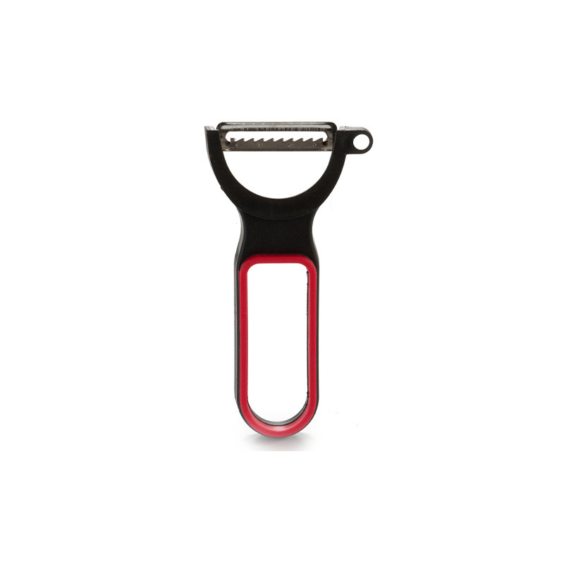 SET 3 PELA PATATE PLASTICA NERO ROSSO