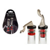 SET 2 TAPPI BOTTIGLIA METALLO SILICONE