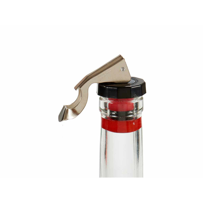 CONJ 2 TAMPAS GARRAFA METAL SILICONE