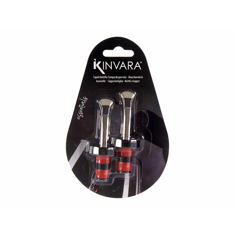 SET 2 TAPPI BOTTIGLIA METALLO SILICONE
