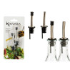 SET DOSEURS METAL ALLONGE NOIR
