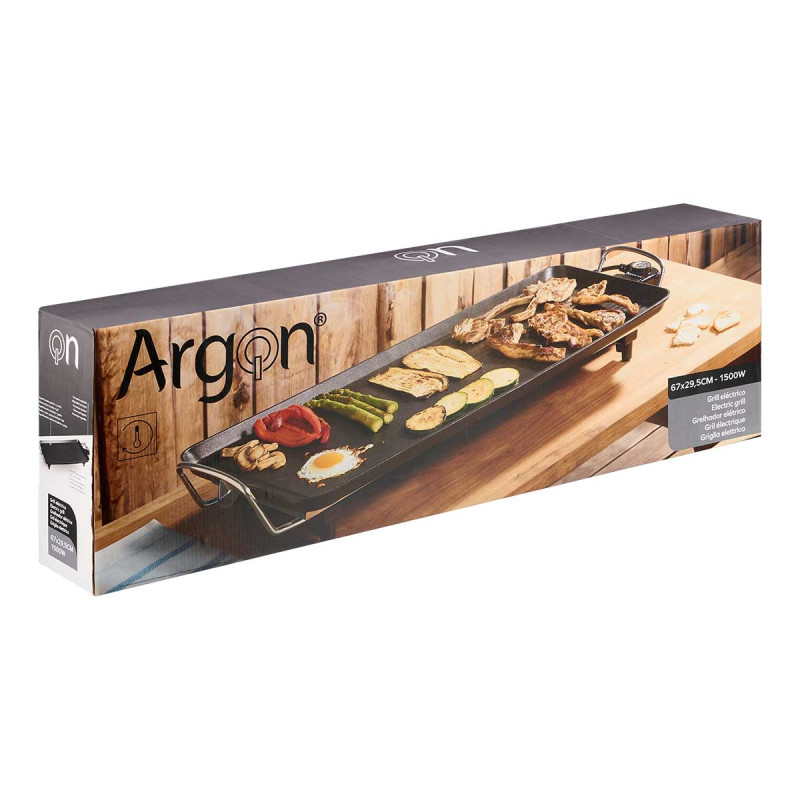 PLANCHA ELECTRICA 66X28CM 1500W
